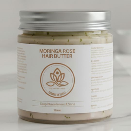 Moringa Rose Hair Butter